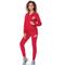 Nike Sportswear Club Fleece Women's Full Zip Hoodie & Pants Set Red
