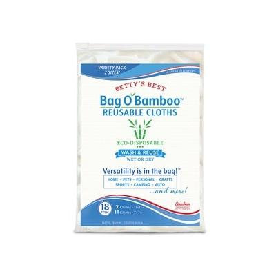 Betty's Best Bag O' Bamboo Re - Usable Cloths - 18...
