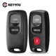 KEYYOU – coque de clé télécommande à 2/3 boutons entrée sans clé pour Mazda série 2 3 6 2004 2005