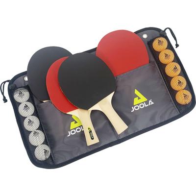 Tischtennisschläger JOOLA "Family Set", beige, TischtennisschlägerB:285mm L:260mm T:82mm, B:285mm L:260mm T:82mm