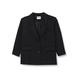 NOISY MAY Blazer Oversized mit Taschen Eleganter Basic Cardigan Plus Size Business Jacke Curvy NMMILLA, Farben:Schwarz,Größe Damen:52