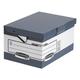 Klappdeckelbox »Maxi« + 6 Archivschachteln weiß, Bankers Box System, 55.4x28x35.6 cm