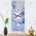 Designart 'Agate Stone Background' Oversized Modern Wall CLock