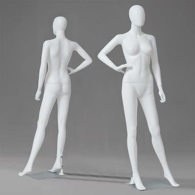 Full Body Mannequin Famale Male Dress Form Display, Manikin Torso Stand Realistic Mannequin for Retail Clothing Shops, White