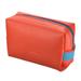 1Pcs Travel Makeup Bag PU Toiletry Cosmetic Organizer Pouch w Zipper Orange