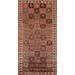 Garden Design Bakhtiari Persian Vintage Rug Hand-knotted Wool Carpet - 4'9" x 9'3"