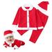 Christmas Clothes Set Pajamas For Baby Girls Boys Christmas Santa XMAS Toddler Kids Clothes Set 6 Month Old Baby Boy Clothes