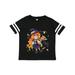 Inktastic Halloween Candy Corn Witch with Pumpkins Boys or Girls Toddler T-Shirt