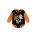 Toddler Infant Baby Girl Boy Halloween Outfit Pumpkin Crewneck Sweatshirt Oversized Romper Bodysuit Sweaters Fall Clothes