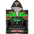 Monster Jam Grave Digger Kids Bath/Pool/Beach 28 x28 Cotton Hooded Poncho