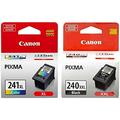 Canon PG-240XXL Extra High Capacity Black Ink Cartridge (5204B001) + CL-241XL Color Ink Cartridge (5208B001)