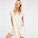 Free People Dresses | Free People Drop Waist Sweatshirt Dress Size Xs | Color: Cream | Size: Xs