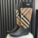 Burberry Shoes | Burberry Rain Boots | Color: Black/Tan | Size: 36