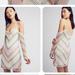 Free People Dresses | Free People Draw The Line Dress Size S | Color: Cream/Pink | Size: S