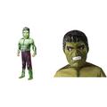 Rubie's 's Offizielles Marvel Avengers Hulk Deluxe Kind costume-medium Alter Höhe 116 cm, Jungen, 5–6, 640839M, Multi-colored & 39215NS Hulk The Avengers Halbmaske, boys, grün, Einheitsgröße