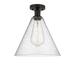 Innovations Lighting Bruno Marashlian Berkshire 12 Inch 1 Light Semi Flush Mount - 616-1F-OB-GBC-124