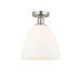 Innovations Lighting Bruno Marashlian Bristol Glass 9 Inch 1 Light Semi Flush Mount - 616-1F-SN-GBD-91