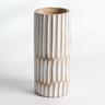 Sklum - Vaso in legno di mango Dordon ↑30 cm - ↑30 cm ∼ø 11 cm - ∼ø 12,5 cm