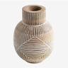 Sklum - Vaso in legno di mango Gelo Legno di mango - Legno di mango ∼Ø14 cm