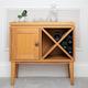 Solid oak Wine cabinet Luxury storage for your drinks and glassware
