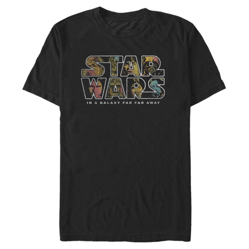 Star Wars - Gruppe Pop Logo Fill - Männer T-Shirt