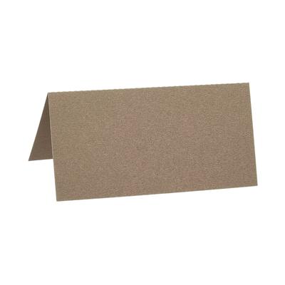 Table Name Place Cards,25Pcs Favor Decor Foldable Blank Card, Khaki