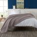 Market & Place Cotton Waffle Weave Textured Bed Blanket