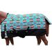 53HI 81 in Hilason 1200D Turnout Light Winter Waterproof Rain Sheet Horse Sheet Turquoise Aztec