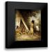 American School 12x14 Black Modern Framed Museum Art Print Titled - The Betrothal of Hiawatha