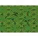 Ahgly Company Machine Washable Indoor Rectangle Transitional Green Apple Green Area Rugs 3 x 5