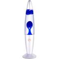 Petmoko Lava Lamp 13 Inches for Adults and Kids Glitter Lava Lamps for Bedroom Decoration Liquid Motion Lamp Night Light Matching with Silver Base Includes 25 Watt Bulb (Blue)