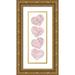 Grey Jace 11x24 Gold Ornate Wood Framed with Double Matting Museum Art Print Titled - Map To Your Heart 4