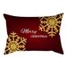 2021 Christmas Pillowcase Santa Claus Tree Snow Home Decor Pillow Cases Cushion Covers For Home Sofa Seat Car 30*50CM