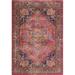 Heritage Collection Oriental Transitional Polypropylene & Cotton Machine Made Area Rug Fuchsia - 8 ft. 7 in. x 11 ft. 6 in.