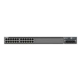 Juniper Networks EX Series EX4400-24MP - Switch - L3 - managed - 24 x 100/1000/2.5G/5G/10GBase-T (PoE++) + 2 x 100 Gigabit QSFP28 - front to back airflow - rack-mountable - PoE++ (788 W)