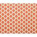 Ahgly Company Indoor Rectangle Contemporary Deep Peach Orange Trellis Area Rugs 8 x 10