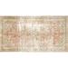 Ahgly Company Indoor Rectangle Traditional Light Copper Gold Persian Area Rugs 2 x 4