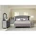 CDecor Home Furnishings Audrey 3-Piece Upholstered Bedroom Set w/ Dresser Upholstered, Wood in Gray | 66.25 H x 104 W x 88.5 D in | Wayfair