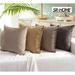 SR-HOME Set Of 4 Soft Square Cushion Pillow Cover Couch Pillow Case Pillowcase For Car Patio Sofa Bed Bedding Living Room Outdoor | Wayfair