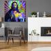 Astoria Grand "Colorful Christ I" By Astoria Grand Portfolio, Acrylic Glass Wall Art Plastic/Acrylic in White | 36 H x 36 W x 0.2 D in | Wayfair