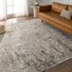 Gray/White 168 x 120 x 0.4 in Area Rug - Williston Forge Belvoir Abstract Light Gray/Cream Rug Polypropylene | 168 H x 120 W x 0.4 D in | Wayfair