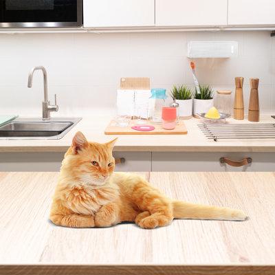 Tucker Murphy Pet™ Furniture Protector Pet Deterrent Tiles - Pet-Free Training Mat, For Cats, Dogs, Rabbits, Indoor & Outdoor Use, Beige Color, 21 I