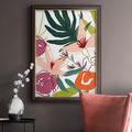 Red Barrel Studio® Tropical Confetti II - Picture Frame Painting on Canvas in Green/Pink/White | 20 H x 16 W x 2.5 D in | Wayfair