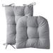 Ebern Designs Rocking Chair Outdoor Cushion Premium Comfortable Thick Tufted High-Backed Lounger Pads Nonslip Back Seat 2 Piece Set Of Upper | Wayfair