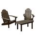 Highwood 3pc Classic Westport Adirondack Set with 1 Classic Westport Conversation Table