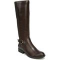 LifeStride Womens X-Anita Faux Leather Knee-High Riding Boots