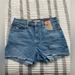 Levi's Shorts | Brand New High Rise Levi’s Jean Shorts - Size 8/ W29 | Color: Blue | Size: 8