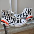 Converse Shoes | Converse Chuck Taylor All Star High Sunblocked Zebra Print Sneakers Women's 7 | Color: Black/White | Size: 7