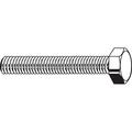 ZORO SELECT B51010.050.0150 Not Graded, 1/2"-13 Hex Head Cap Screw, Plain 18-8