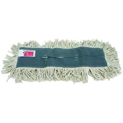 TOUGH GUY 1TZE8 24 in L Dust Mop, 13 oz Dry Wt, Tie On Connection, Cut-End,
